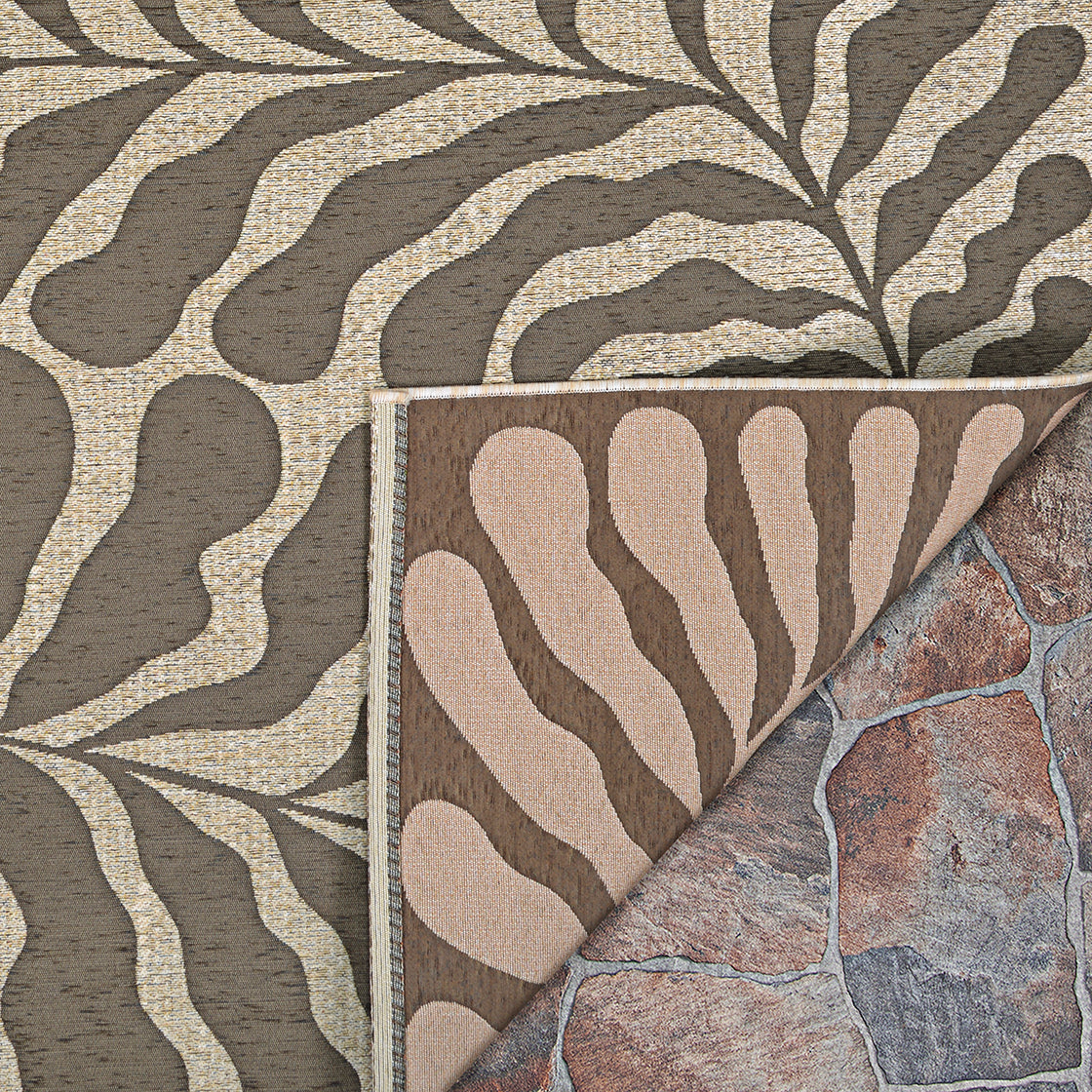 Couristan Castille Fiore Mocha Area Rug