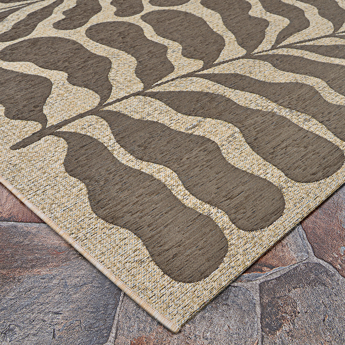 Couristan Castille Fiore Mocha Area Rug