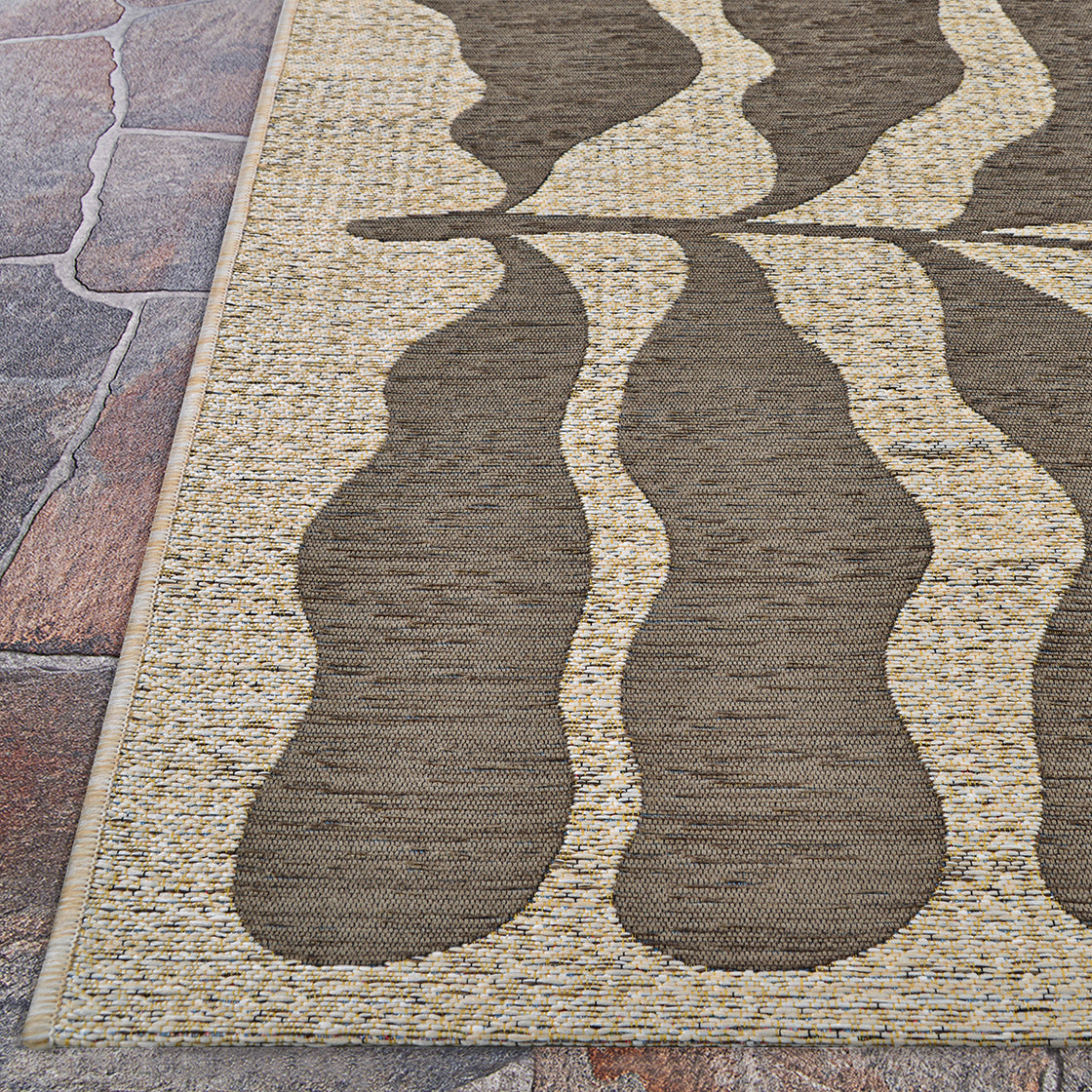 Couristan Castille Fiore Mocha Area Rug