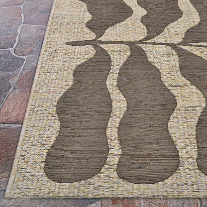 Couristan Castille Fiore Mocha Area Rug