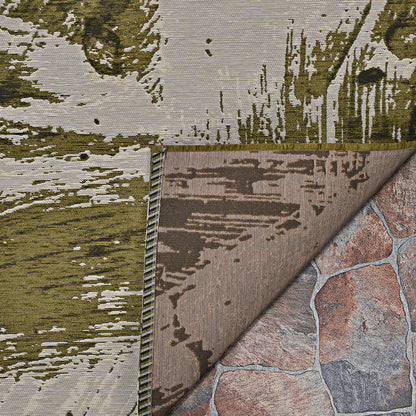 Couristan Castille Canvas Tea leaf Area Rug