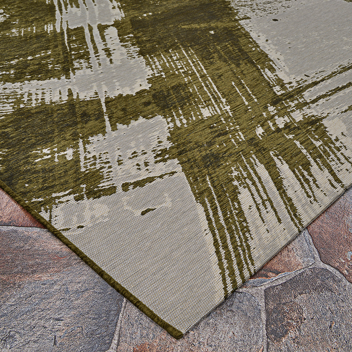 Couristan Castille Canvas Tea leaf Area Rug