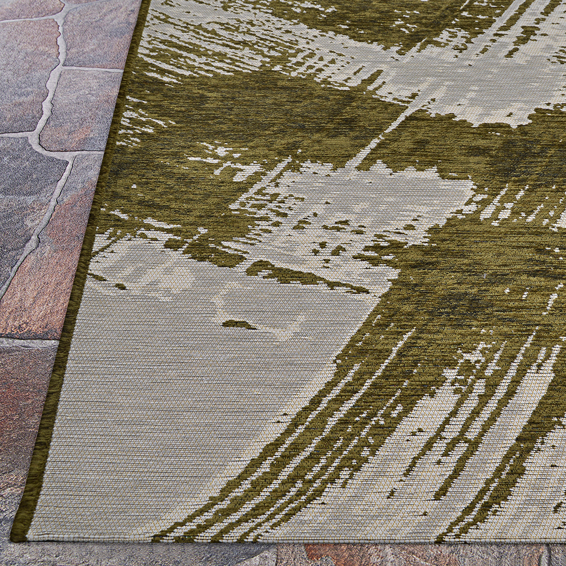 Couristan Castille Canvas Tea leaf Area Rug