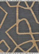 Couristan Cosmoros Hamar-5416-1601 Black Area Rug