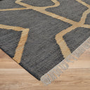 Couristan Cosmoros Hamar-5416-1601 Black Area Rug