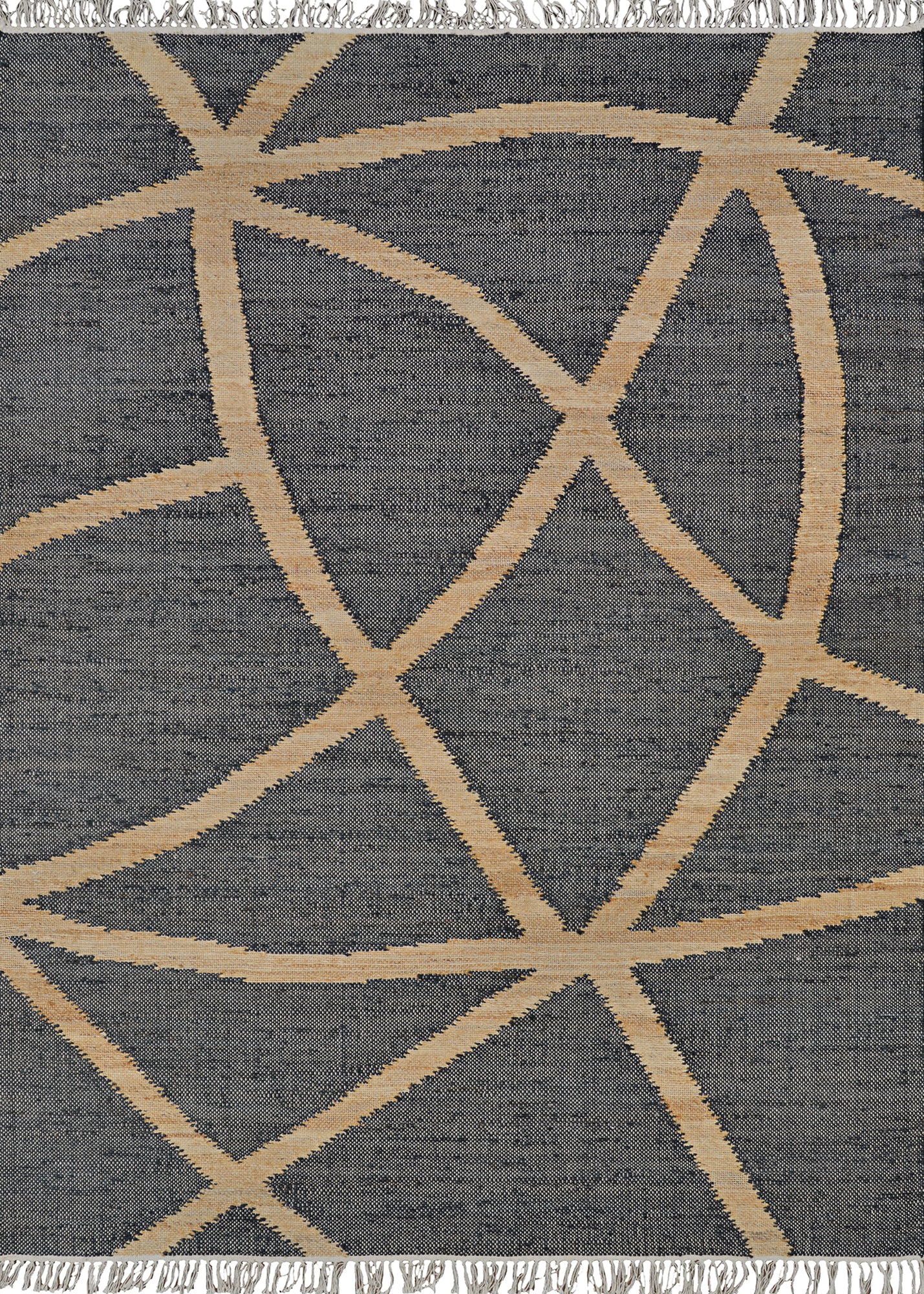 Couristan Cosmoros Yoruba-5418-1601 Black Area Rug