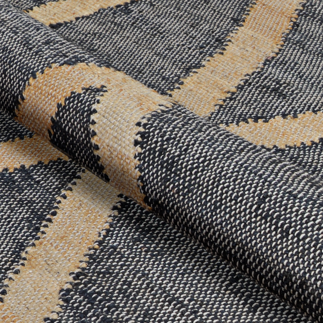 Couristan Cosmoros Yoruba-5418-1601 Black Area Rug