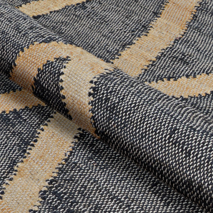 Couristan Cosmoros Yoruba-5418-1601 Black Area Rug