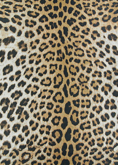 Couristan Dolce Amur Leopard 5750-0003 Gold Area Rug