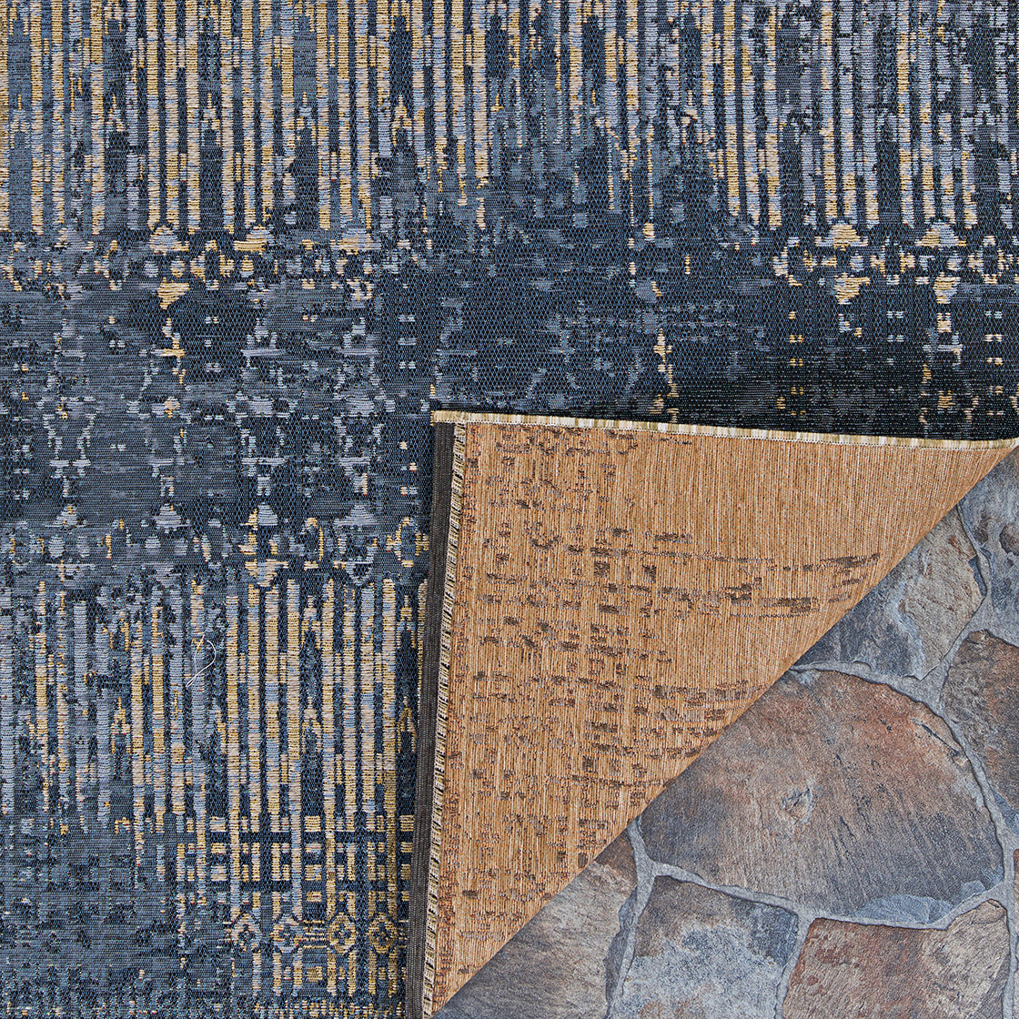 Couristan Dolce Blue Nile 5866-0866 Indigo Area Rug