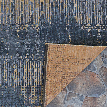 Couristan Dolce Blue Nile 5866-0866 Indigo Area Rug