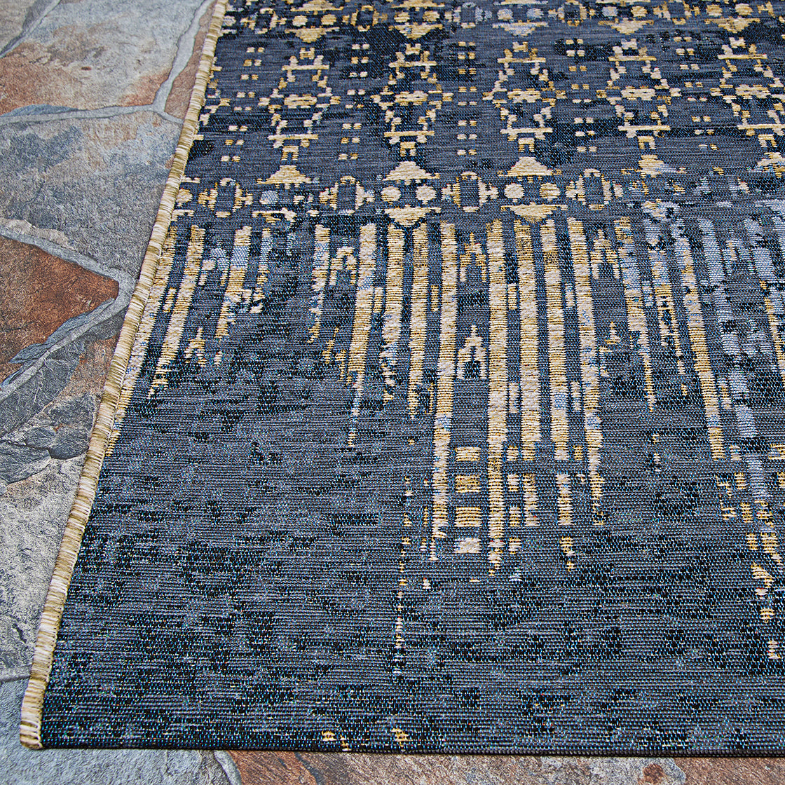 Couristan Dolce Blue Nile 5866-0866 Indigo Area Rug