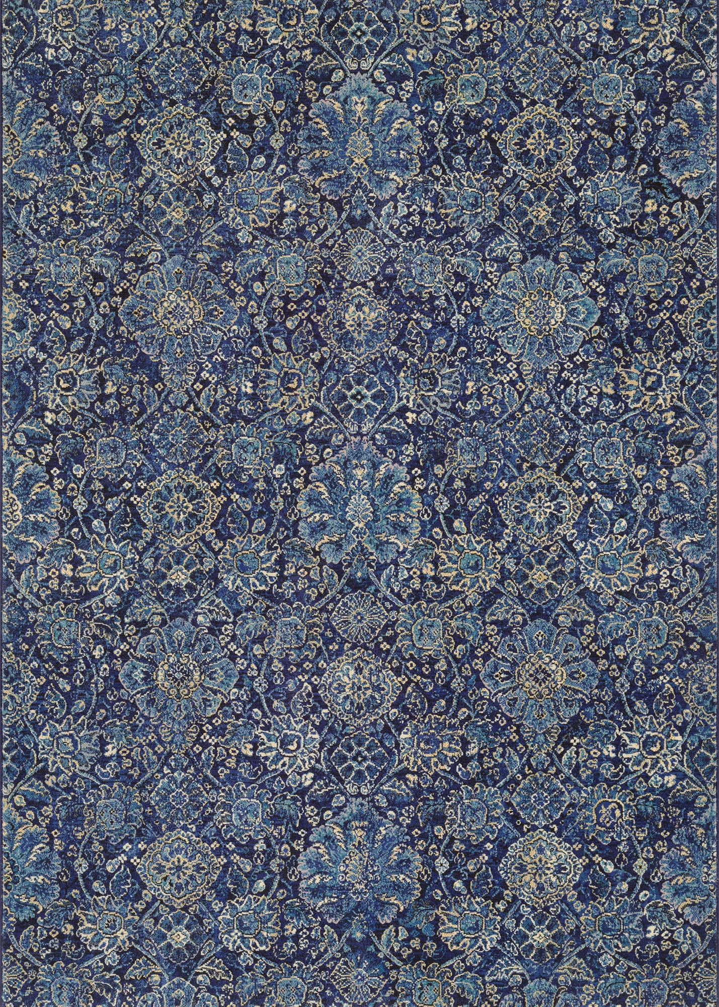 Couristan Easton Winslet 6335-3151 Sapphire Area Rug