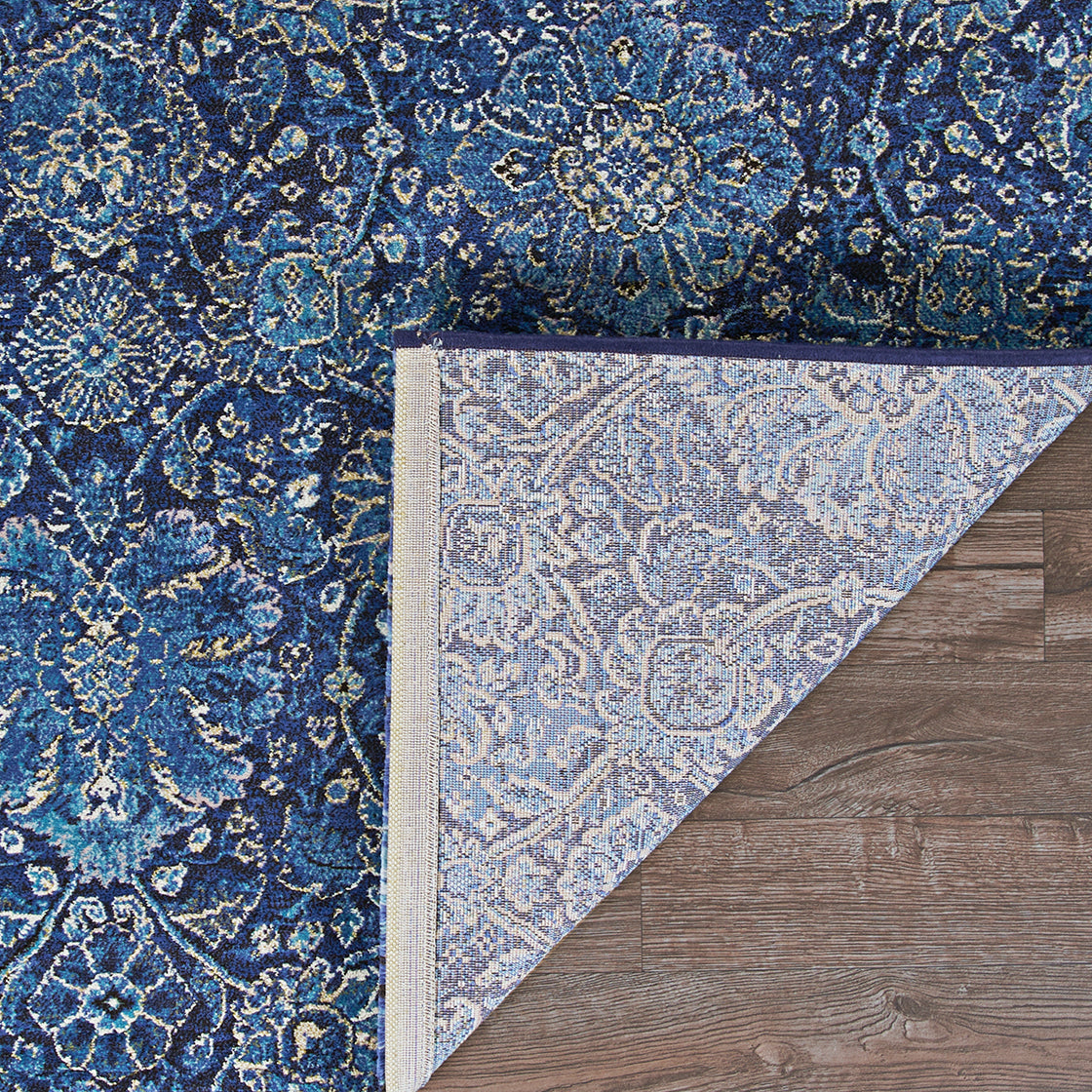Couristan Easton Winslet 6335-3151 Sapphire Area Rug