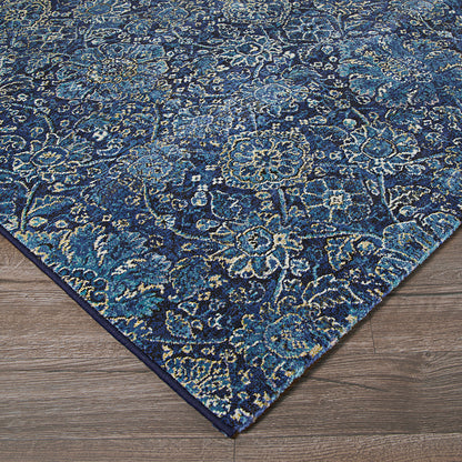 Couristan Easton Winslet 6335-3151 Sapphire Area Rug
