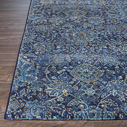 Couristan Easton Winslet 6335-3151 Sapphire Area Rug