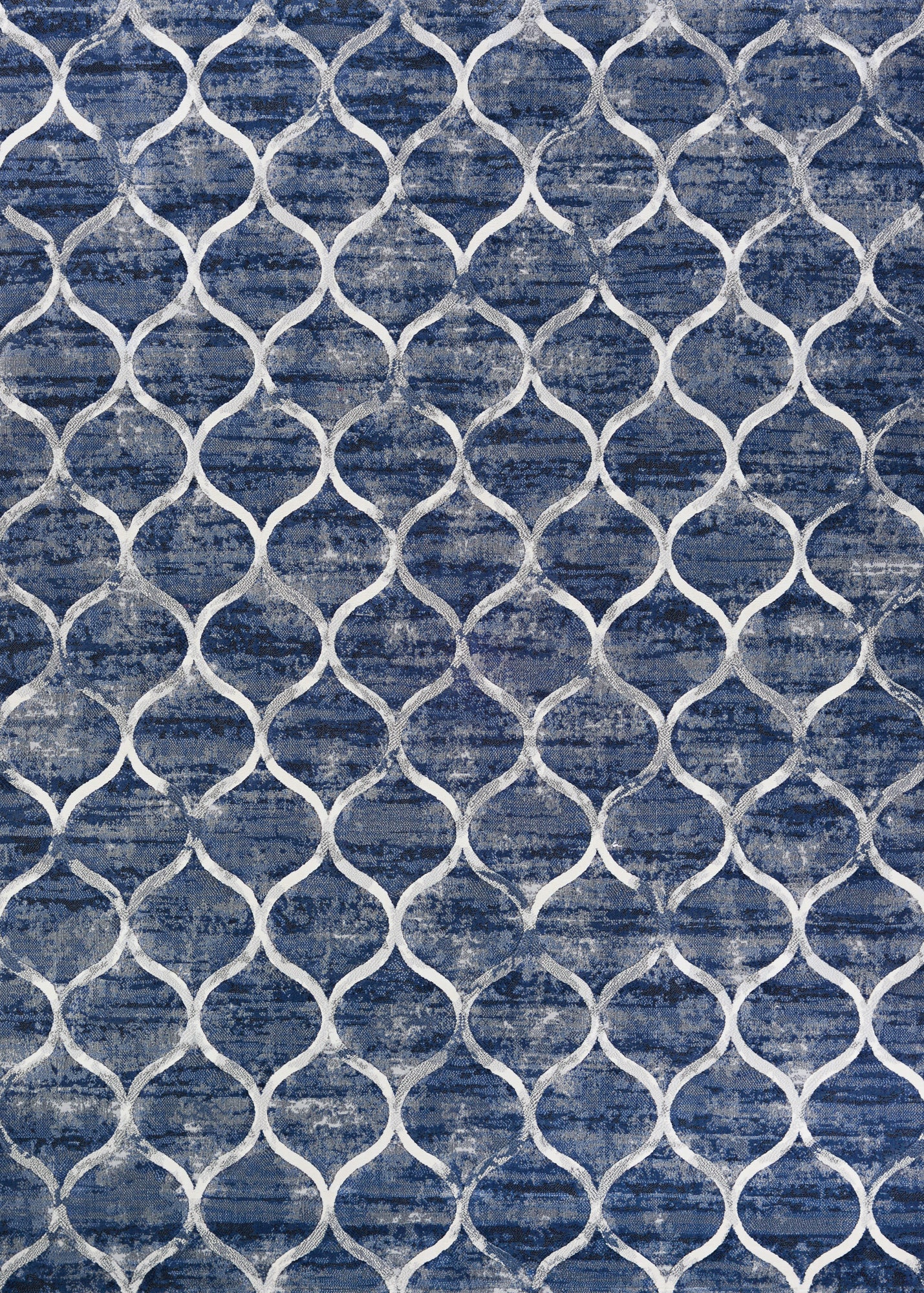 Couristan Easton Ogee 6345-5676 Dusk-Blue Area Rug