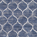 Couristan Easton Ogee 6345-5676 Dusk-Blue Area Rug