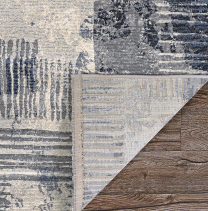 Couristan Easton Seismic 6353-6676 Ivory Area Rug