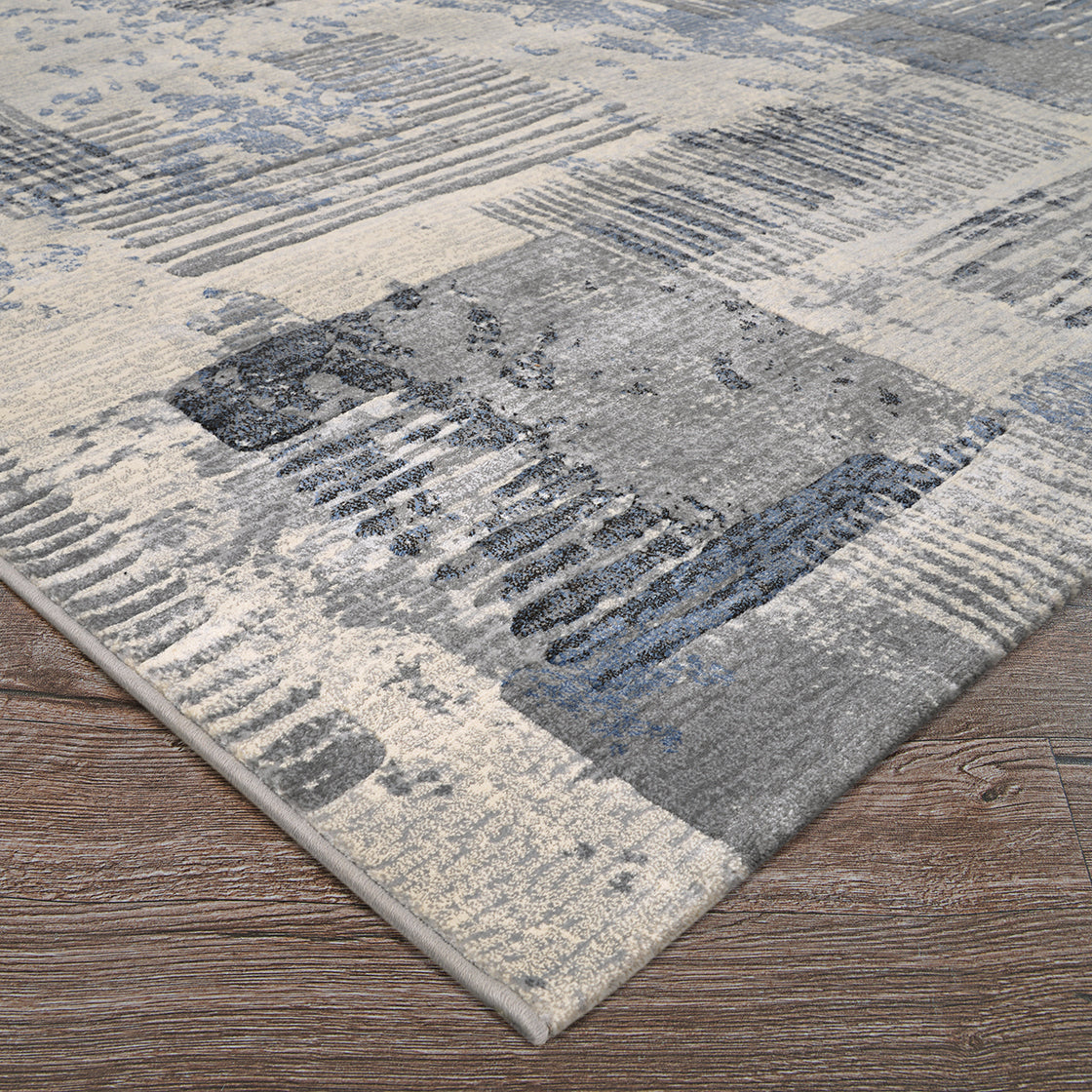 Couristan Easton Seismic 6353-6676 Ivory Area Rug