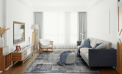Couristan Easton Seismic 6353-6676 Ivory Area Rug