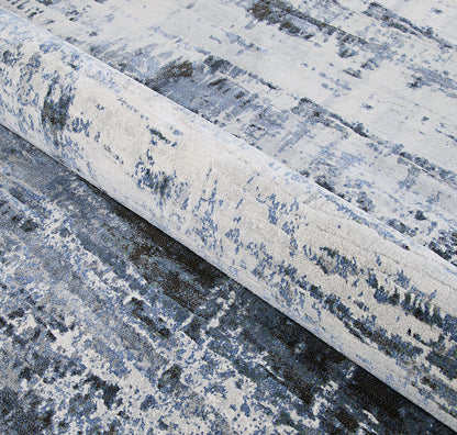 Couristan Easton Abstract Mosaic 6362-6656 Slate Area Rug