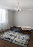 Couristan Easton Abstract Mosaic 6362-6656 Slate Area Rug