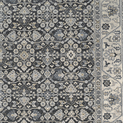 Couristan Everest Malayer 6375-1001 Black Area Rug