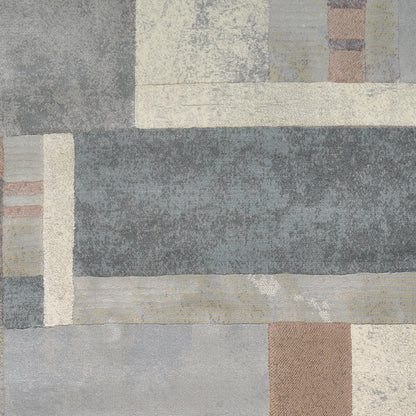 Couristan Easton Gambit Blocks 6376-4374 Multicolor Area Rug