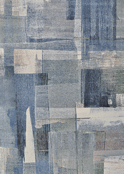 Couristan Easton Shadows 6389-5782 Blue Ash Area Rug