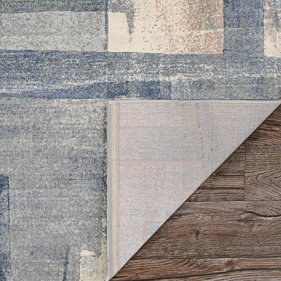 Couristan Easton Shadows 6389-5782 Blue Ash Area Rug