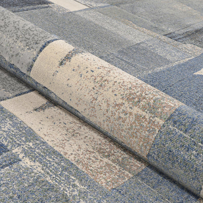 Couristan Easton Shadows 6389-5782 Blue Ash Area Rug