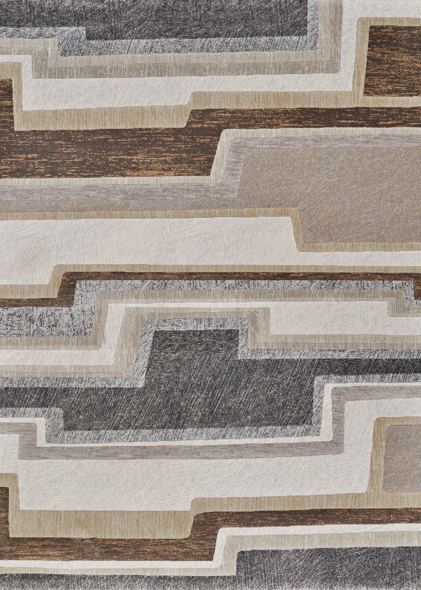Couristan Easton Radiate 6390-4848 Earthtones Area Rug