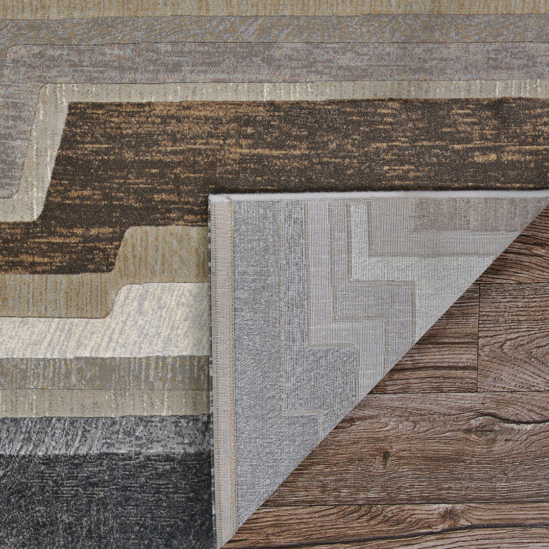 Couristan Easton Radiate 6390-4848 Earthtones Area Rug