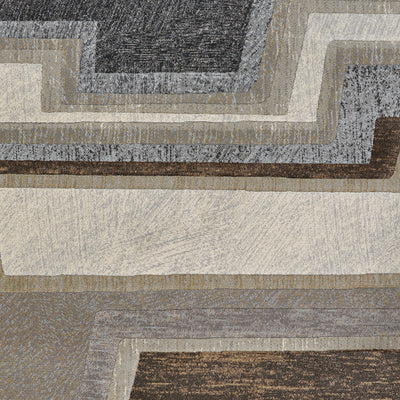 Couristan Easton Radiate 6390-4848 Earthtones Area Rug