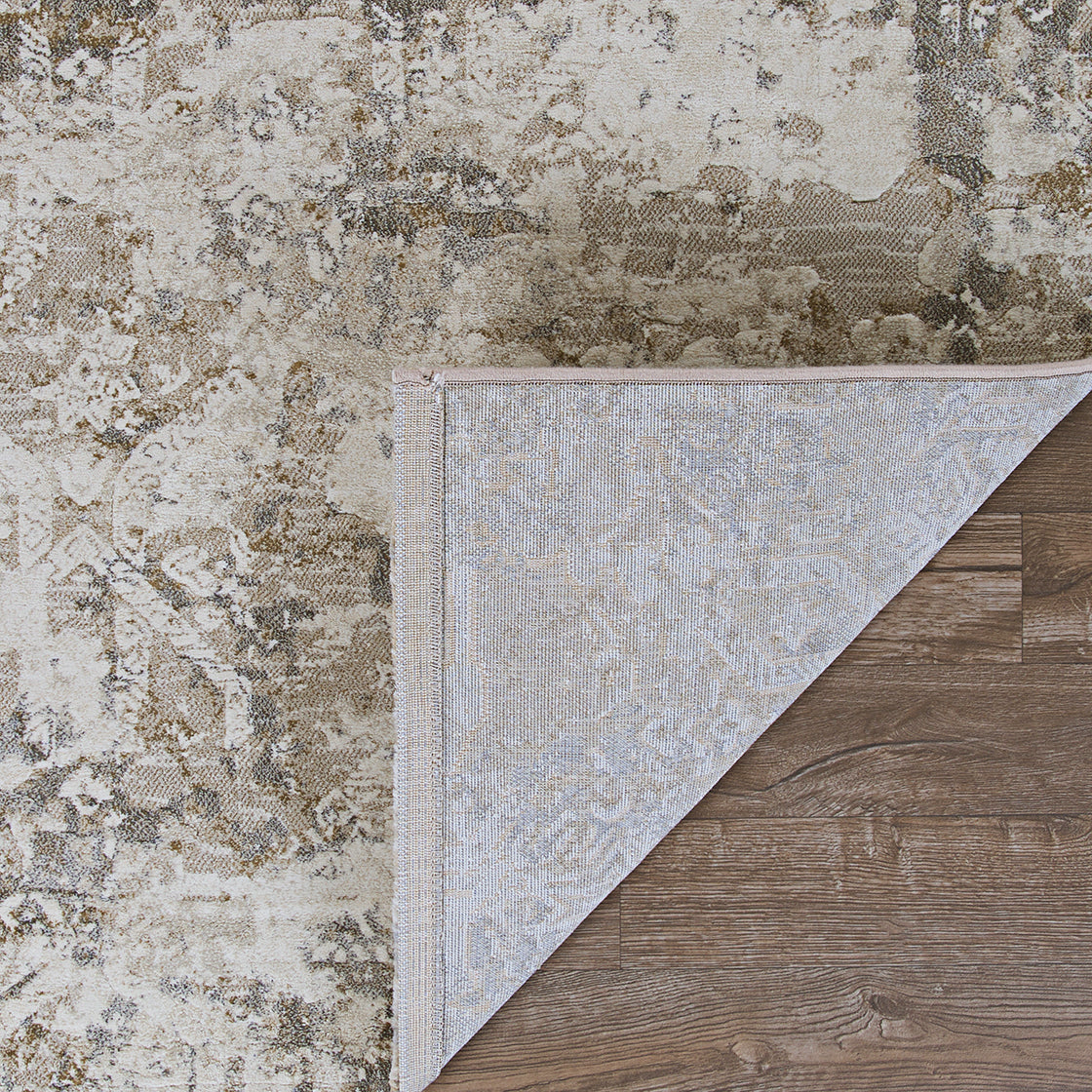 Couristan Easton Antique Lace 6437-6575 Flax Area Rug