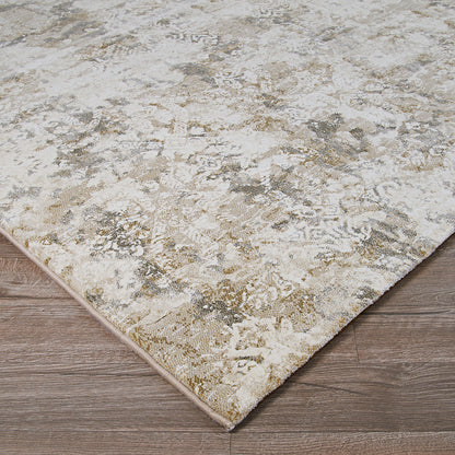 Couristan Easton Antique Lace 6437-6575 Flax Area Rug