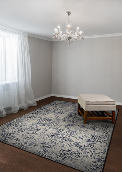 Couristan Easton Antique Lace 6437-7656 Oyster Area Rug