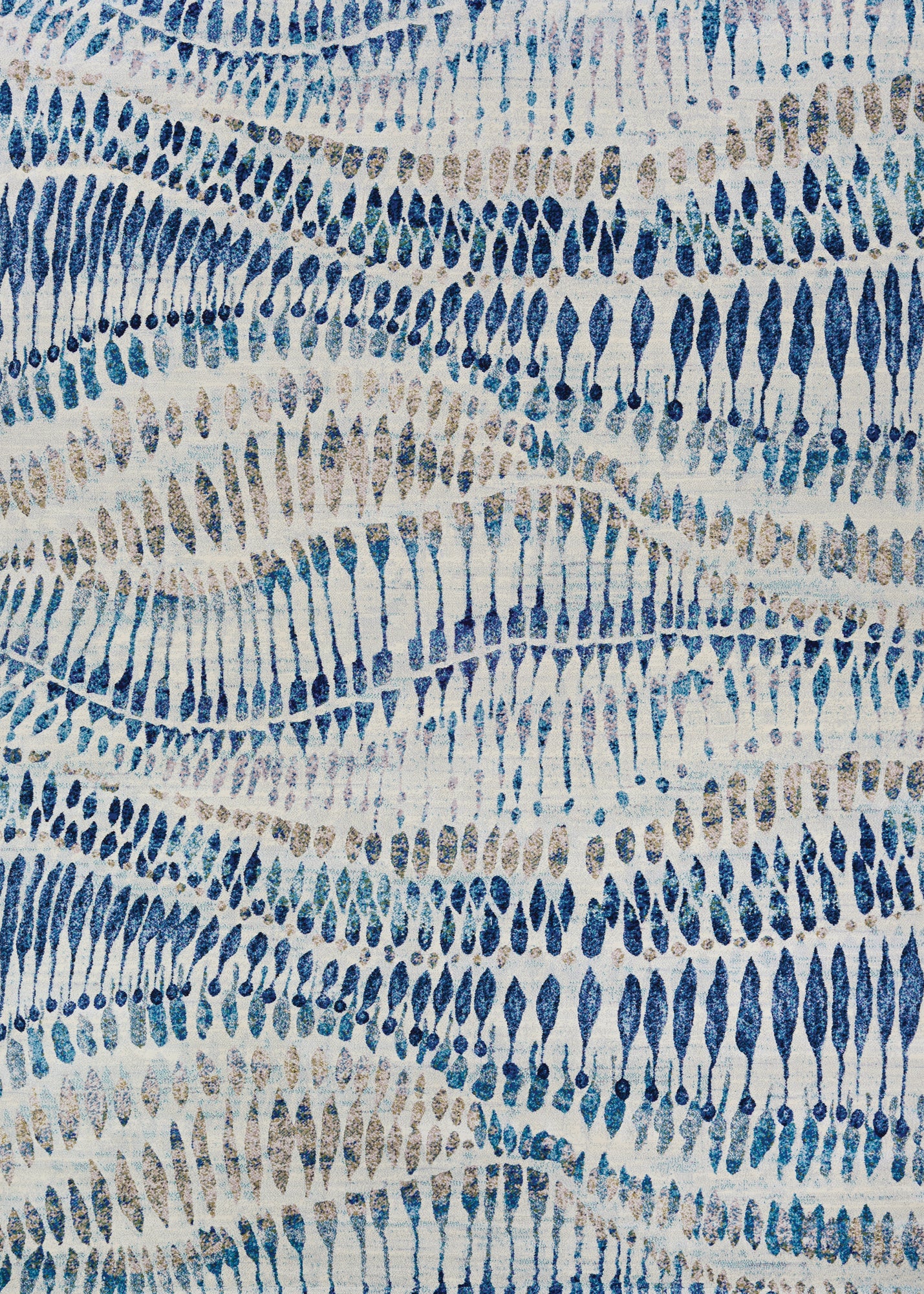 Couristan Easton Charles 6842-6151 Blue Area Rug