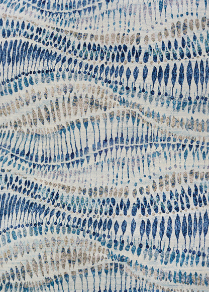 Couristan Easton Charles 6842-6151 Blue Area Rug