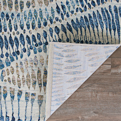 Couristan Easton Charles 6842-6151 Blue Area Rug