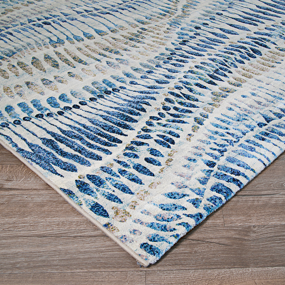 Couristan Easton Charles 6842-6151 Blue Area Rug
