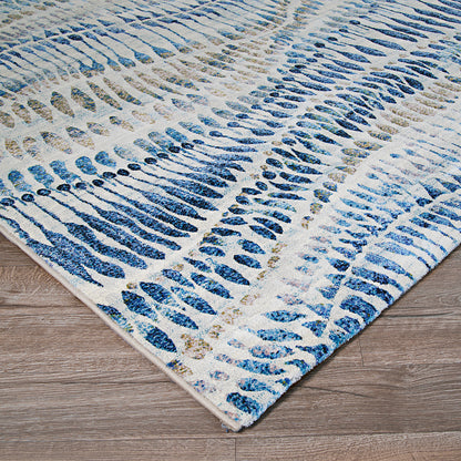 Couristan Easton Charles 6842-6151 Blue Area Rug