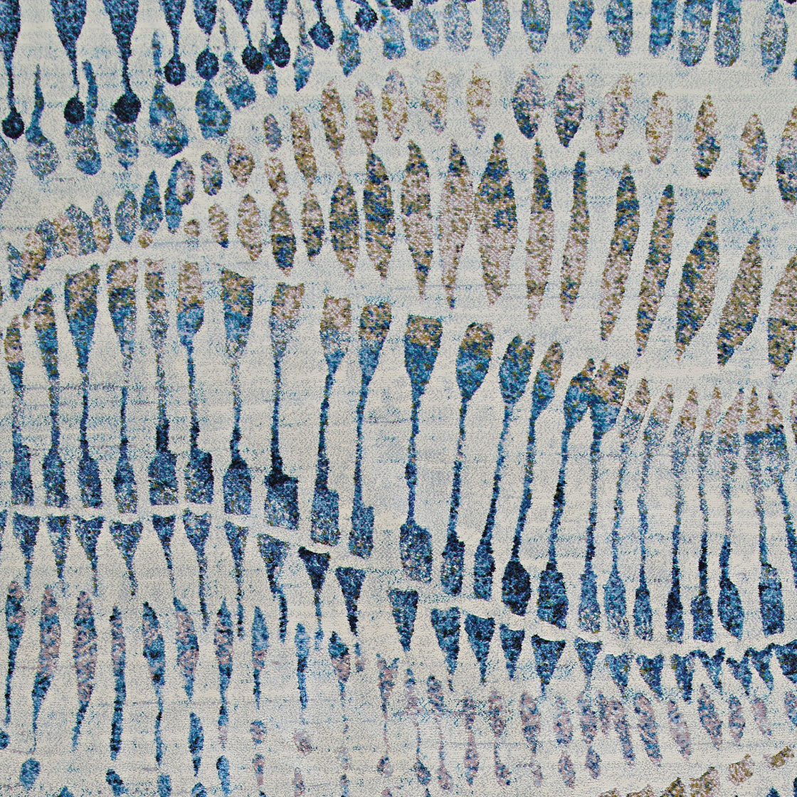 Couristan Easton Charles 6842-6151 Blue Area Rug