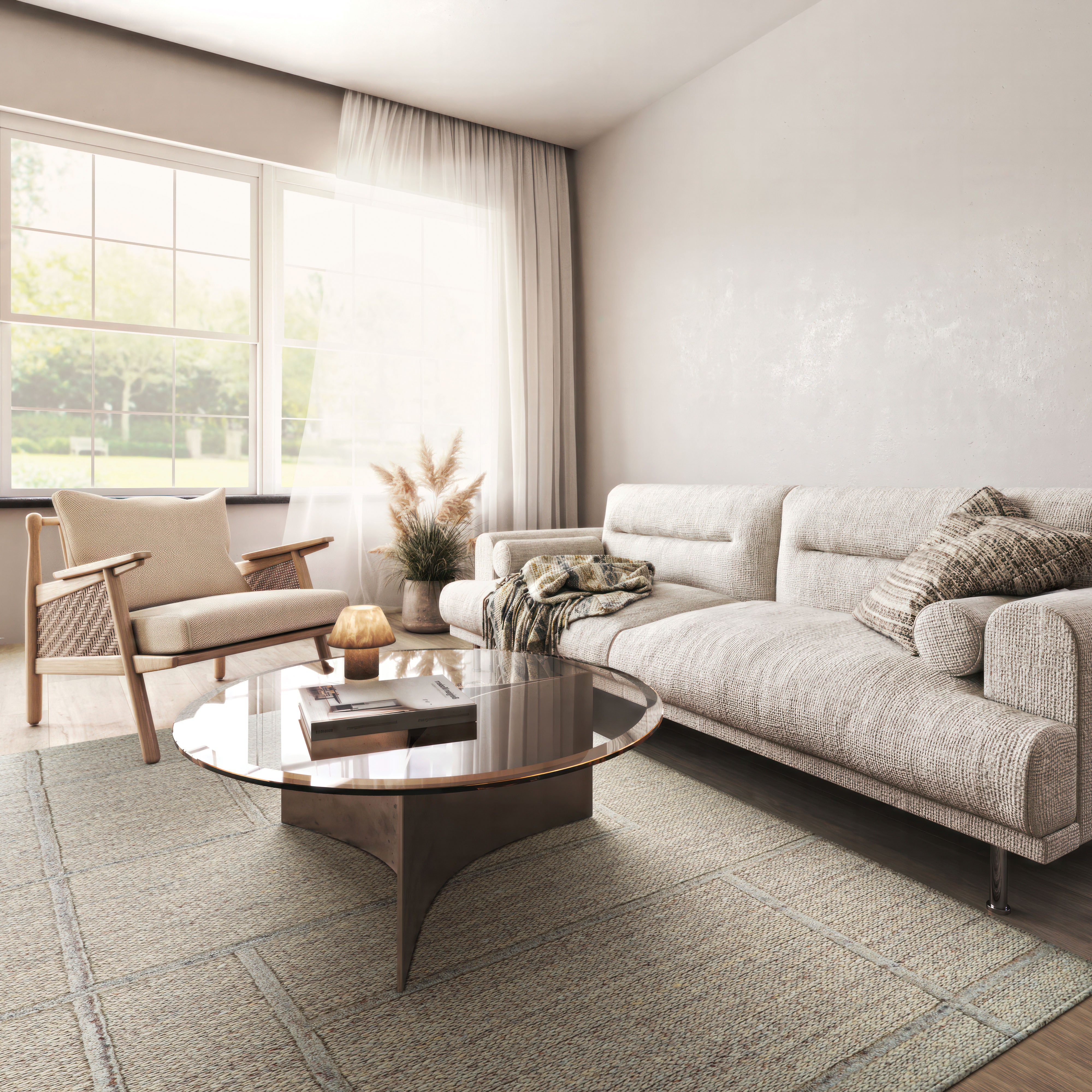Couristan Circa Douris-7219-2001 Sand Area Rug