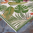 Couristan Dolce Flowering Fern 7460-0007 Ivory Area Rug