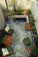 Couristan Dolce Bamboo Forest 7508-0020 Frost Area Rug
