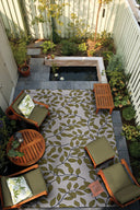 Couristan Dolce Summer Ivy 7512-0045 Olive Area Rug