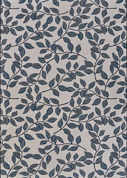 Couristan Dolce Summer Ivy 7512-0845 Slate Blue Area Rug