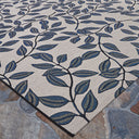 Couristan Dolce Summer Ivy 7512-0845 Slate Blue Area Rug